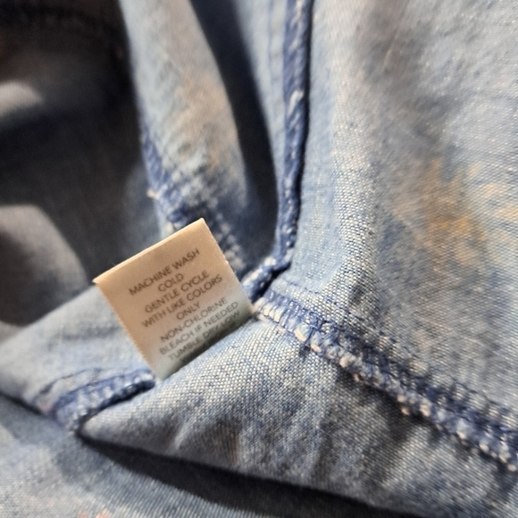 NWT CJ Banks Floral Denim Dress 20/22W - Picture 10 of 15